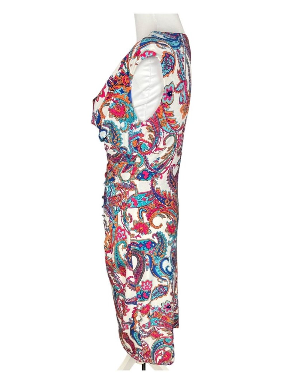 Lauren Ralph Lauren Sheath Paisley Sleeveless Dress Size 6 - Picture 6 of 8